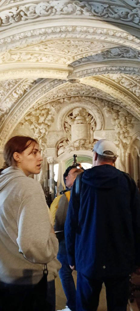 Pałac Pena w Sintrze podczas wyjazdu Erasmus+