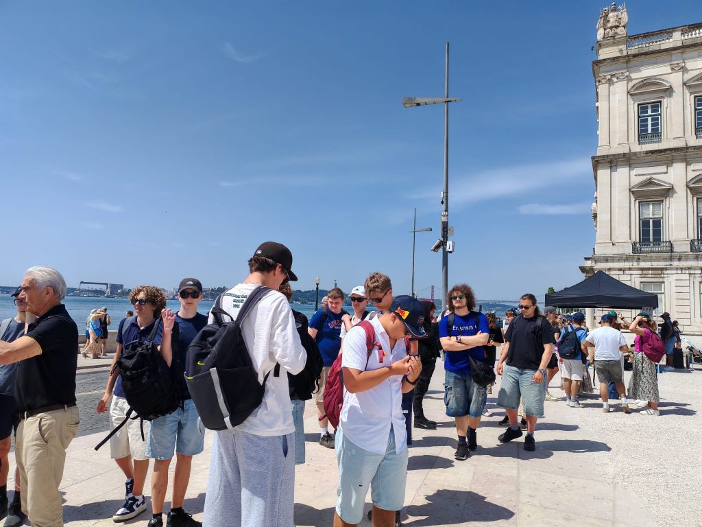 Uczestnicy Erasmus+ podczas pobytu w Serra da Boa Viagem
