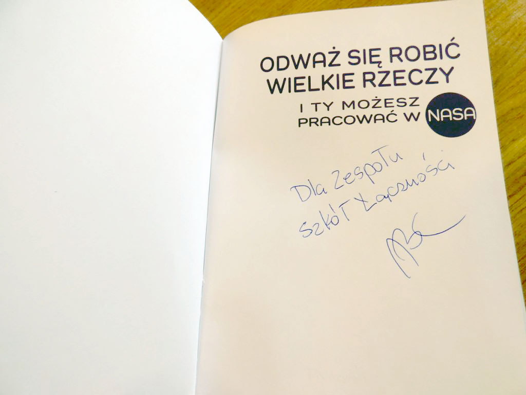 Wykład Arta Chmielewskiego w ZSŁ