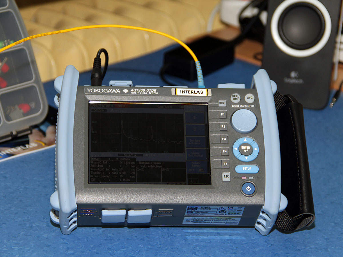 Reflektometr optyczny OTDR Yokogawa AQ1200