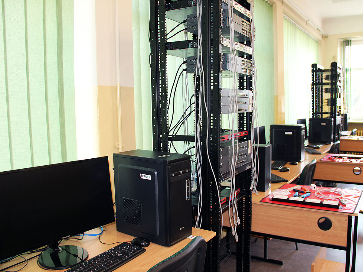 Pracownia teleinformatyczna przygotowana do zajęć