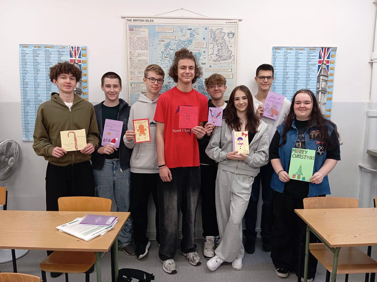 Uczniowie ZSŁ podczas projektu eTwinning