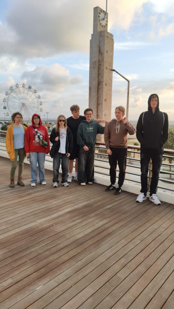 Spacer po Figueira da Foz podczas pierwszych dni mobilności.