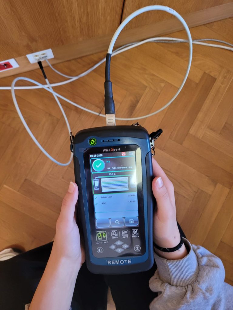 Trzeci tydzień praktyk zawodowych w SOMITEL i Switch Technology.