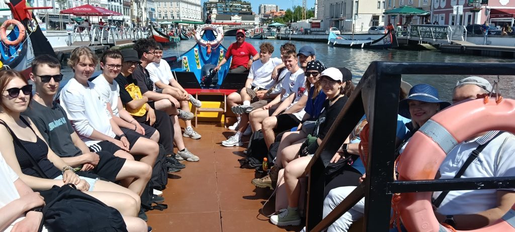 Aveiro podczas programu kulturowego Erasmus+ 2025.