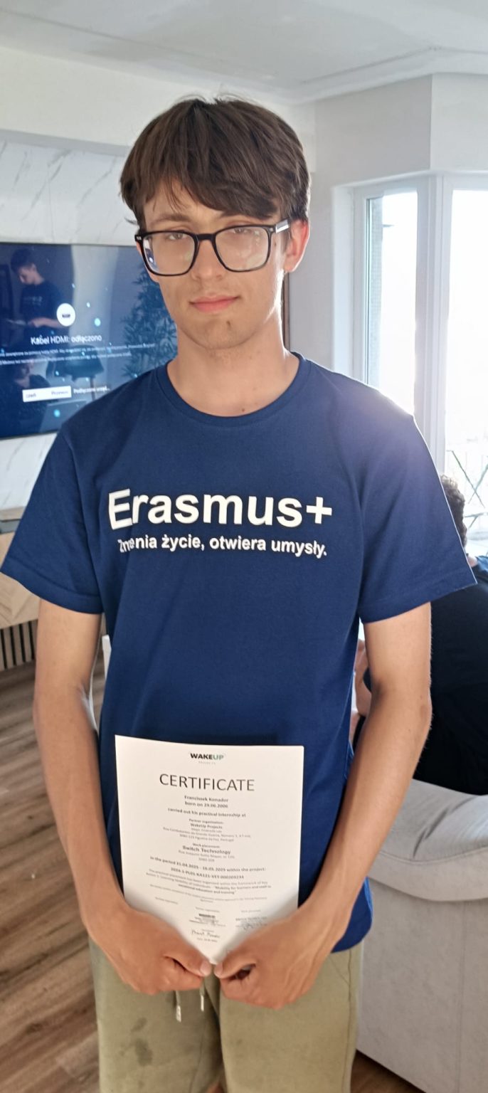 Zakończenie pobytu i wręczenie certyfikatów uczestnikom mobilności Erasmus+ 2025.