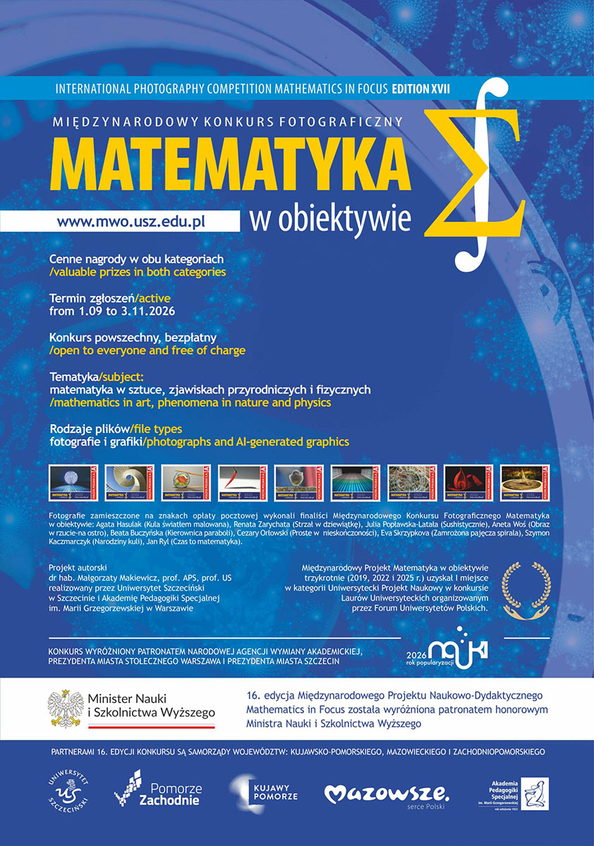 Matematyka w obiektywie 2026 - PLAKAT