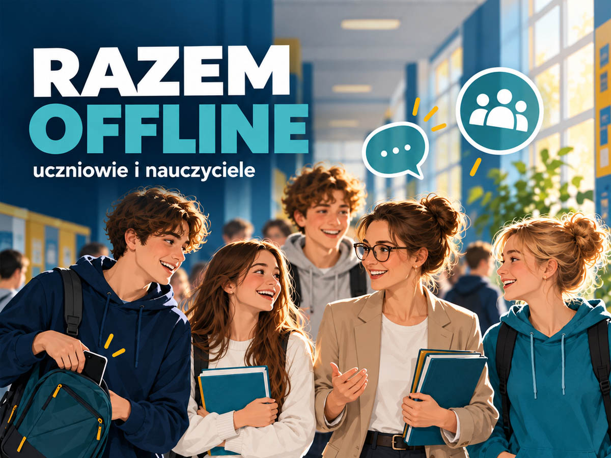 Razem offline – uczniowie i nauczyciele wspólnie odkładają telefony